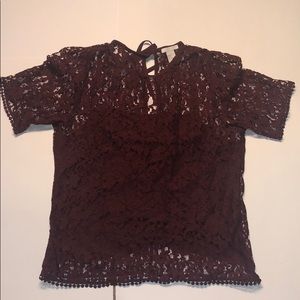 H&M lace blouse